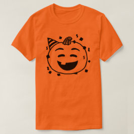 Pumpkin Emoji group costume halloween fest emoji T Shirt