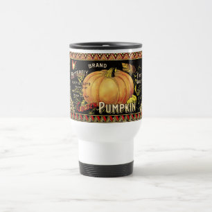 Pumpkin-etikett Antique Butterfly Brand Resemugg