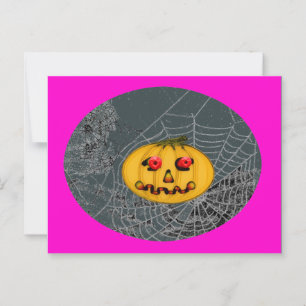 Pumpkin eyed Gibney The Museum Zazzle Vykort