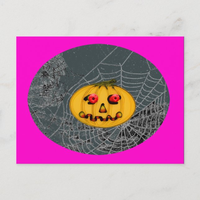 Pumpkin eyed Gibney The Museum Zazzle Vykort (Framsida)