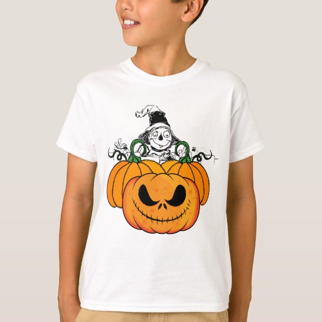 Pumpkin Fågelskrämma Novelty Graphic T Shirt (Framsida)