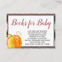 Pumpkin Fall Baby Shower Bokar för Baby