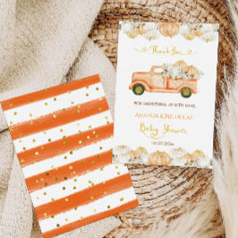 Pumpkin Fall Baby Shower Harvest Tack