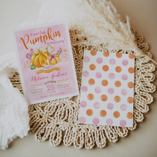 Pumpkin Fall Baby Shower-inbjudan Inbjudningar