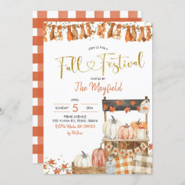 Pumpkin Fall Festival-inbjudan Inbjudningar