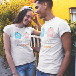 Pumpkin Fall Gender Reveal T Shirt
