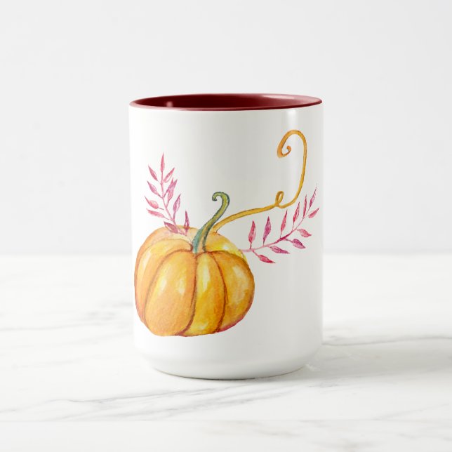 Pumpkin, Fall Lantern Mugg (Center)
