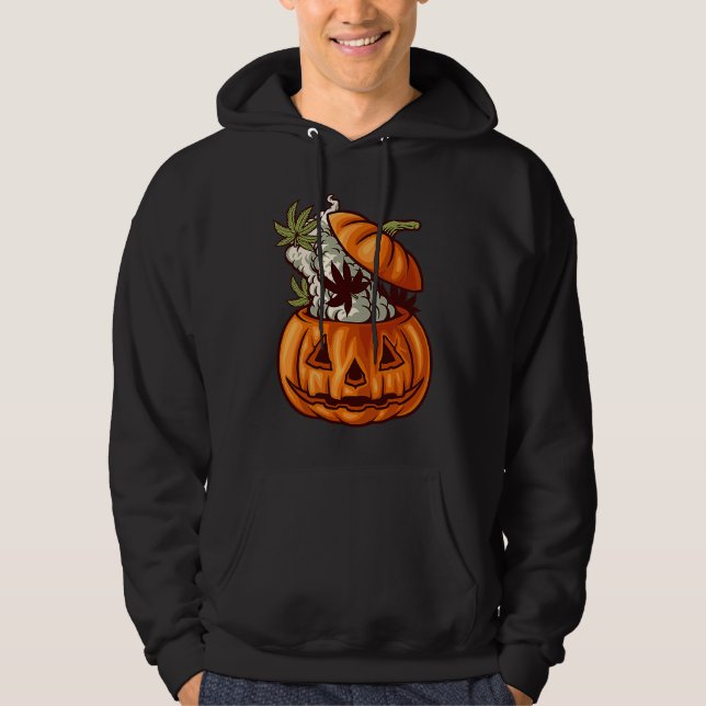 Pumpkin Fall Magic Theme Party Costume Happy Hallo Hoodie (Framsida)