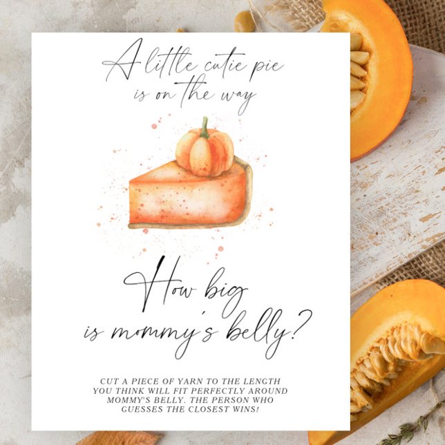 Pumpkin fall paj - hur stort är mamma-belly? poster (Skapare uppladdad)