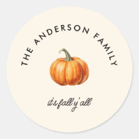 Pumpkin faller hösten i sin fall på torsken