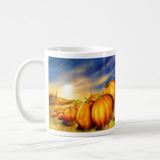 Pumpkin Fält Kaffemugg (Vänster)