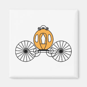 Pumpkin Färgad Coach Magnet