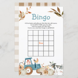 Pumpkin Farm Animal Tractor Blommigt Bingo Games