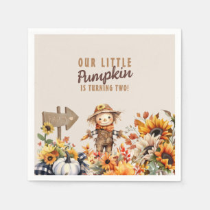 Pumpkin Farm Solros Birthday Pappersservett