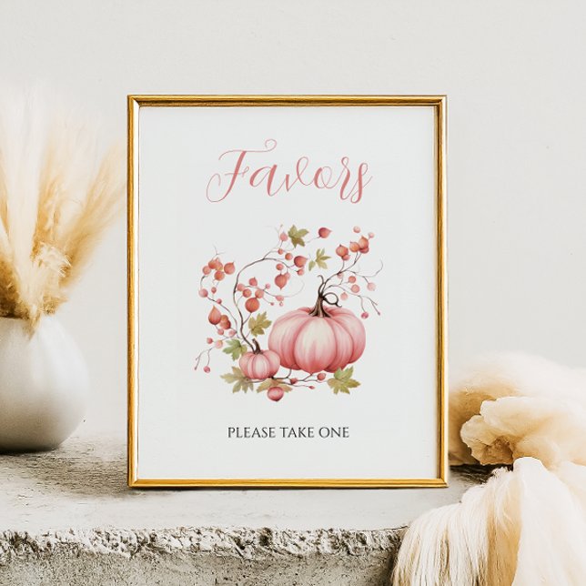  Pumpkin-favoritskylt för höstbabybabybabykläder Poster (Skapare uppladdad)