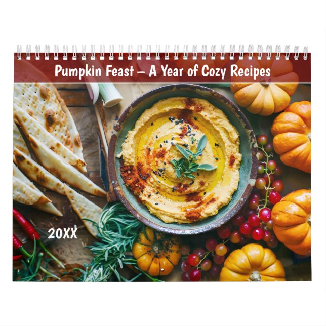 Pumpkin Feast – A Year of Cozy Recipes Kalender (Omslag)