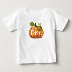 Pumpkin First Birthday T Shirt