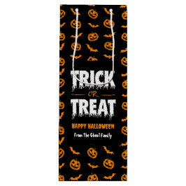 Pumpkin Fladdermus Bus eller godis Mörk