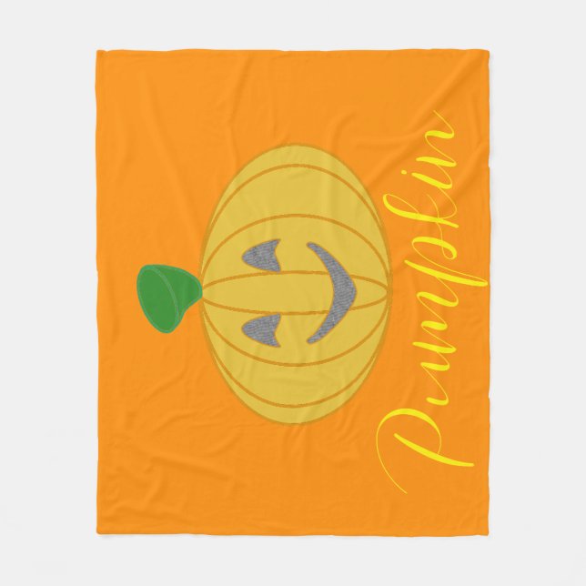 Pumpkin Fleecefilt (Framsidan)