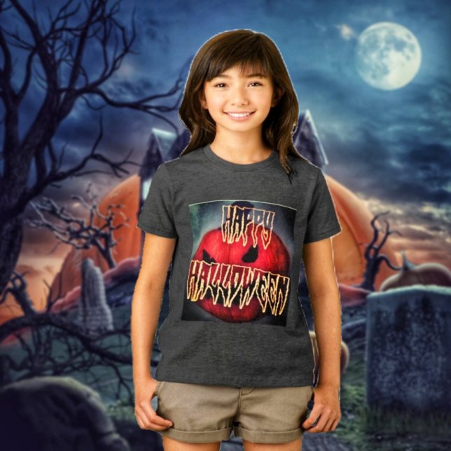 Pumpkin Flin T Shirt (Wear your Pumpkin Grin T-Shirt thru the October month of Halloween!)