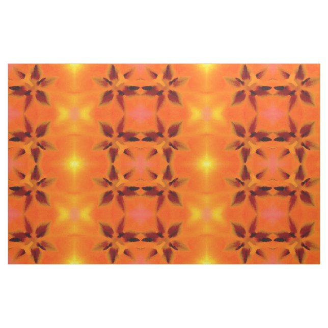 Pumpkin Flowers Tyg (Fat Quarter)