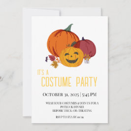 Pumpkin för att prata om inbjudan