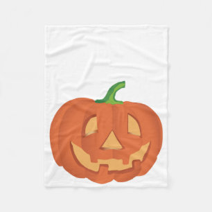 Pumpkin för Halloween 1 Fleecefilt