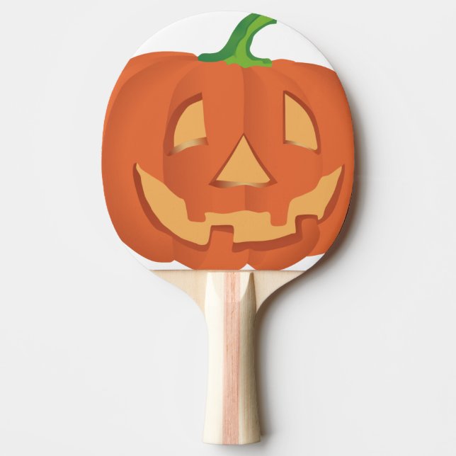 Pumpkin för Halloween 1 Pingisracket (Framsidan)