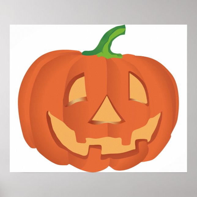 Pumpkin för Halloween 1 Poster (Framsidan)