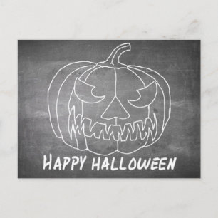 Pumpkin för Halloween 2-kretskort Helg Vykort