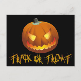 Pumpkin för Halloween 6 Helg Vykort