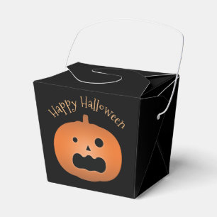 Pumpkin för Jack o lantern, åkt Presentaskar