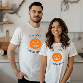 Pumpkin för minimalistisk Boo-besättning - Personl T Shirt
