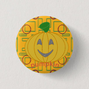 Pumpkin för Orangen Costume Design Knapp