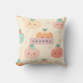 Pumpkin för personlig-fallskärm för höst-pastellut kudde