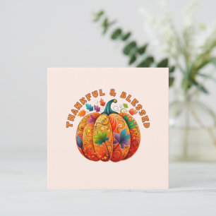 Pumpkin för Tack och välsignad höst