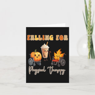 Pumpkin för Thanksgiving för fysikalisk terapi Kort