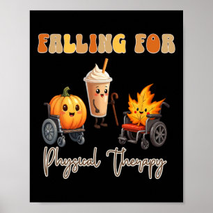Pumpkin för Thanksgiving för fysikalisk terapi Poster