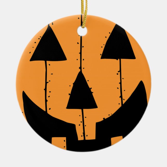 Pumpkin Frimärke Ornament (Framsidan)