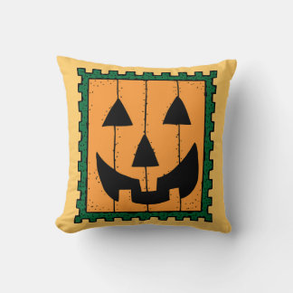 Pumpkin Frimärke Pillow Kudde