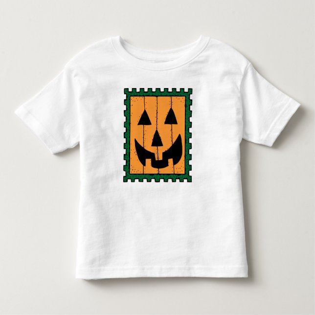 Pumpkin Frimärke Småbarn T-Shirt (Framsida)