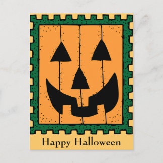 Pumpkin Frimärke vykort