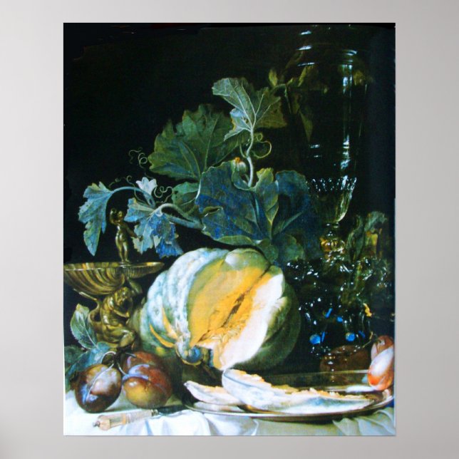 PUMPKIN, FRUKT OCH GLASSWARE POSTER (Framsidan)