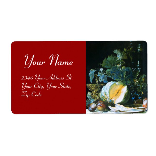 PUMPKIN, FRUKT OCH GLASSWARE-Thanksgiving Fraktsedel (Framsidan)