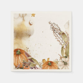 Pumpkin Garden Harvest Napkins Pappersservett