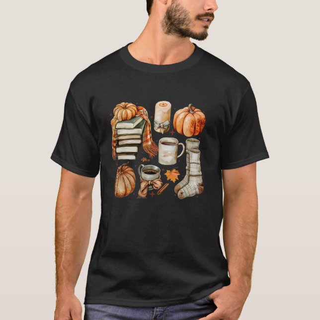 Pumpkin Girl Trendig fall Pumpkin Patch Funny Hall T Shirt (Framsida)