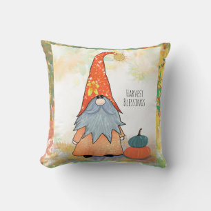 Pumpkin Gnome Dekorativ kudde