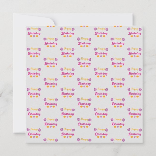 Pumpkin Grattis på födelsedagen (Framsida)