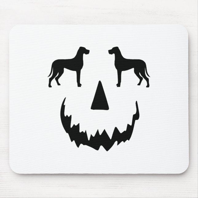 Pumpkin Great dane Halloween Musmatta (Framsidan)