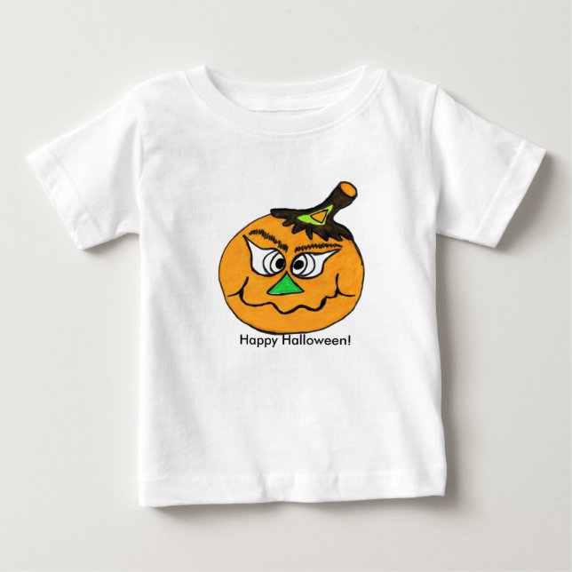 Pumpkin Halloween baby Shirt Tee Shirt (Framsida)